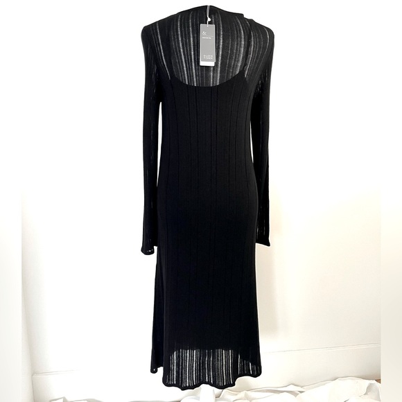 Eileen Fisher Dresses & Skirts - 🔥HOST PICK🔥NWT Designer Eileen Fischer Black Knit 2 Pcs Dress